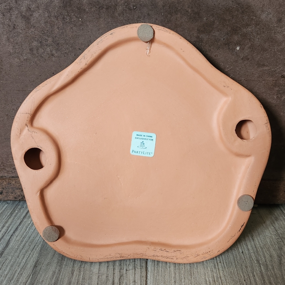 PartyLite Terracotta Frog Prince Princess Candle Holder - Picture 6 of 13